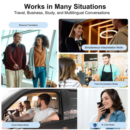 Smart Translator Noise Cancelling Earbuds