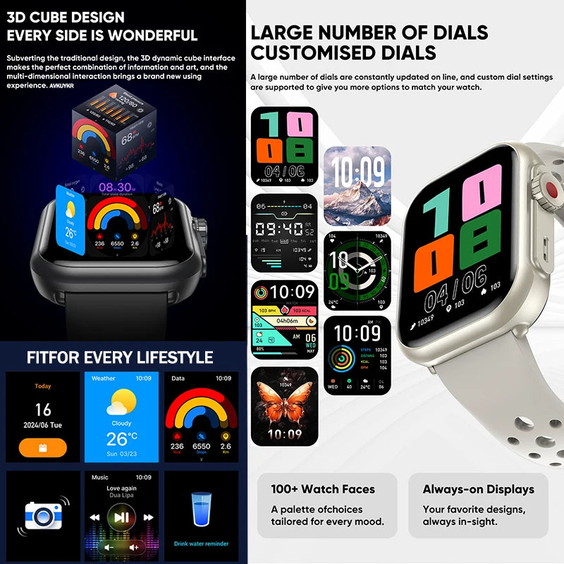 Ultra2 AMOLED Smartwatch with BT Call