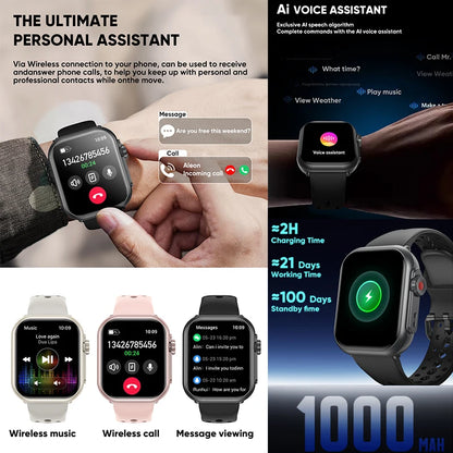 Ultra2 AMOLED Smartwatch with BT Call