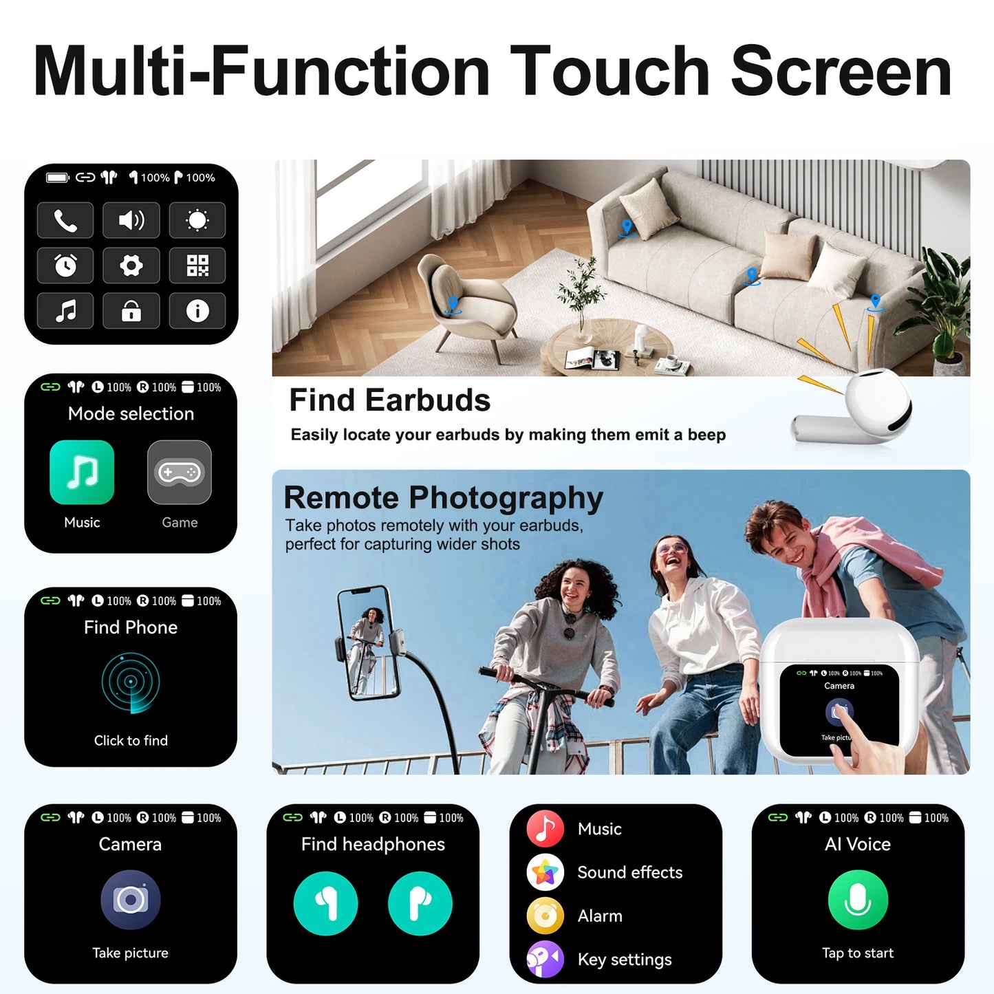 Smart Translator Noise Cancelling Earbuds