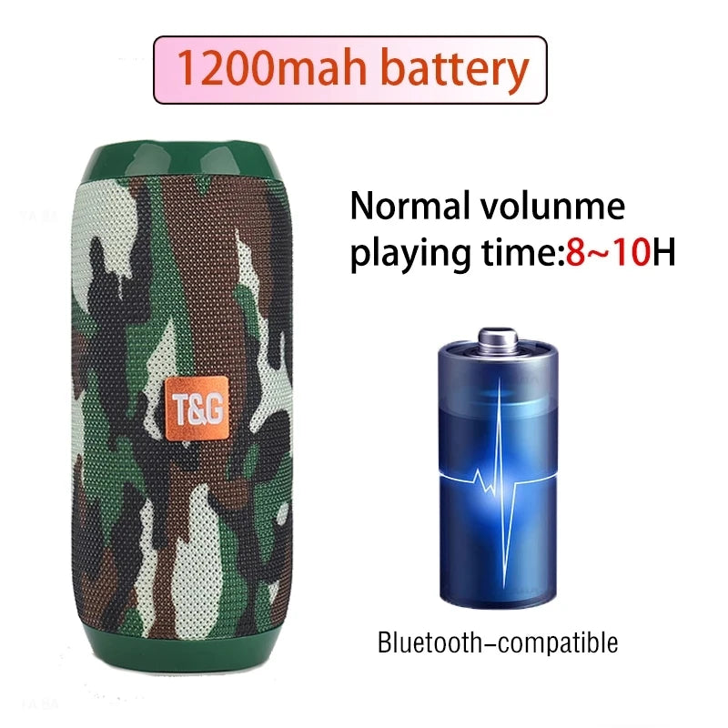 Portable Bluetooth Speaker with FM Radio