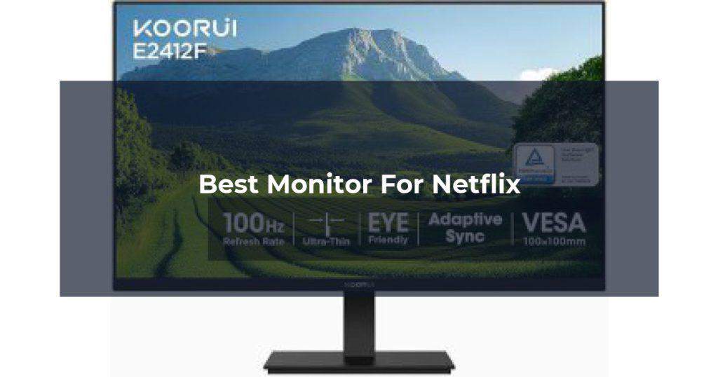 Best Monitor For Netflix